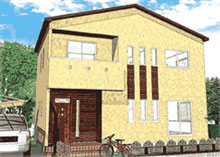 イメージ:ライブラリーのある家